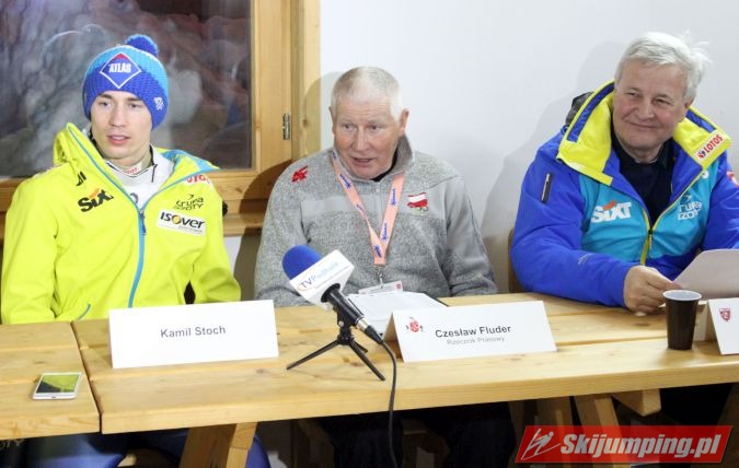 032 Kamil Stoch, Czesaw Fluder - Rzecznik Prasowy, Apoloniusz Tajner
